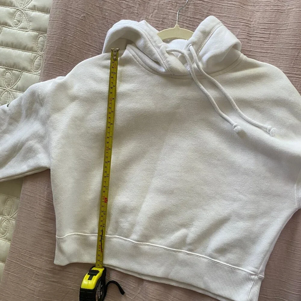 Women's Hollister Cropped Embroidered Hoodie - Picture 8 of 10